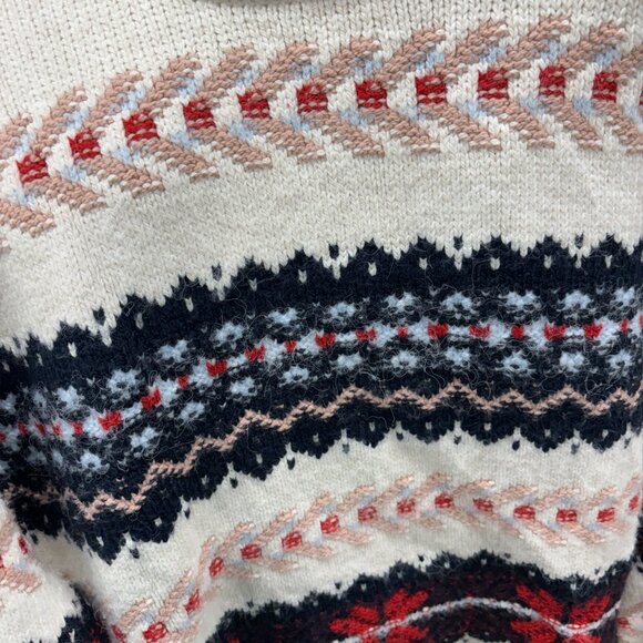 ZARA FAIR ISLE Sweater Oversized Ski COZY HOLIDAY SIZE SMALL - Picture 6 of 6